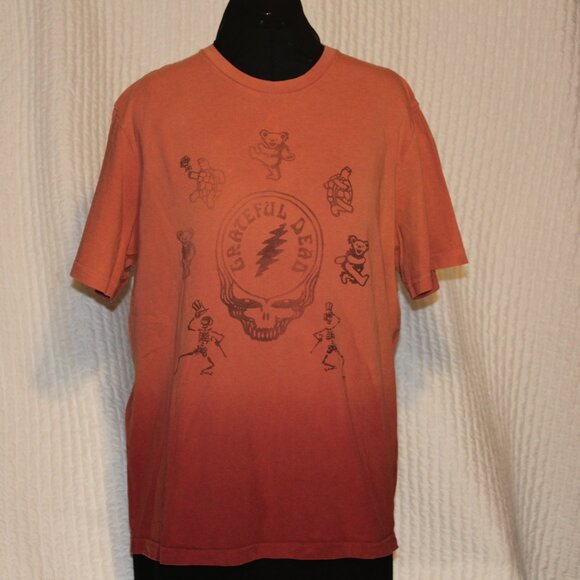 Grateful Dead TEE American Eagle brand T-Shirt ombre tiedye Sz Lrg - Picture 2 of 6